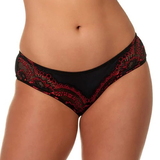 After Eden D-Cup & Up Naomi black/red short