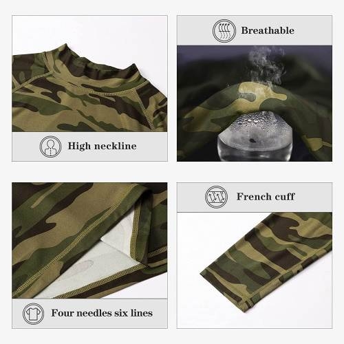 Stark Soul Camouflage green/print men's thermo t-shirt