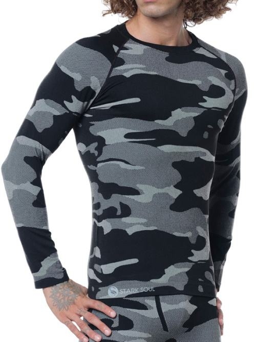 Stark Soul Camouflage grey/print men's thermo t-shirt