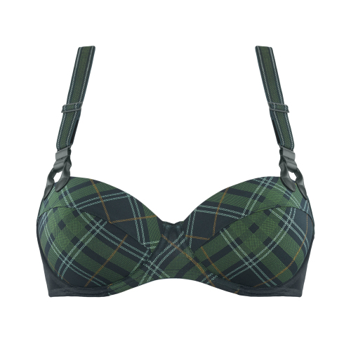 Marlies Dekkers Gloria green/print padded bra