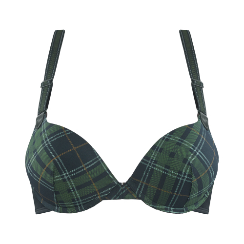 Marlies Dekkers Gloria green/print push up bra