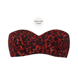 Marlies Dekkers Swimwear Panthera red/black padded bikini bra