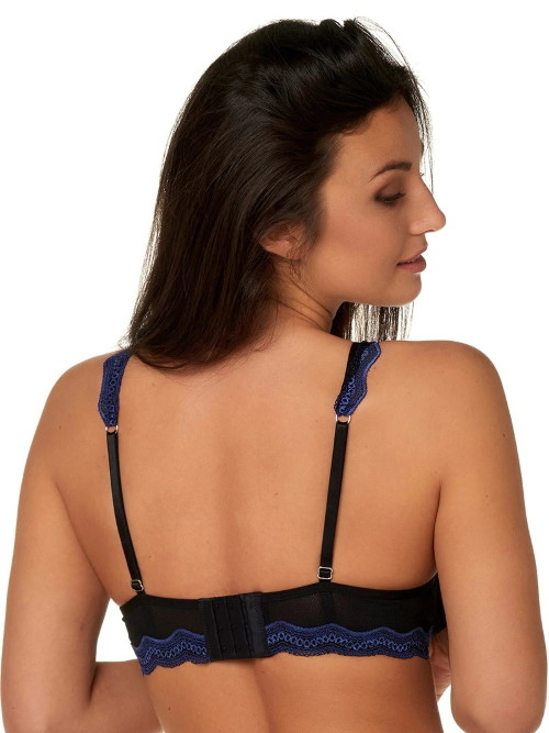 After Eden Noabi black/blue non-padded bra