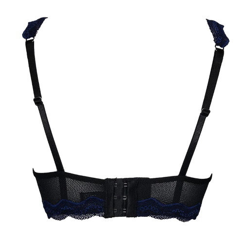After Eden Noabi black/blue non-padded bra