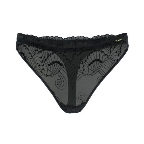 Sapph Salome black thong