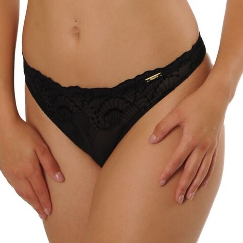 Sapph Salome black thong