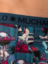Muchachomalo Miami Vatos blue/print boxer short