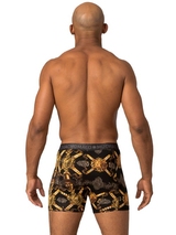 Muchachomalo Cuban black/print boxer short