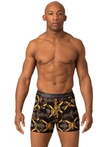 Muchachomalo Cuban black/print boxer short