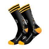 Muchachomalo Gangsta Paradise  black/yellow socks
