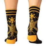 Muchachomalo Cuban black/print socks