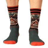 Muchachomalo Miami Ace green/print socks