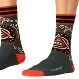 Muchachomalo Miami Ace green/print socks
