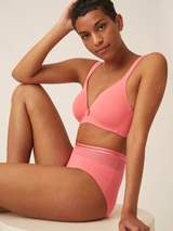 Naturana Monday raspberry high waist brief