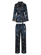 LingaDore Night SATIN green/print pajama