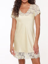 LingaDore Night Daily Satin french vanilla nightdress
