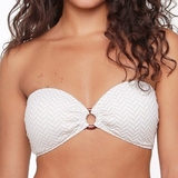 LingaDore Beach Fishbone ivory/print padded bikini bra