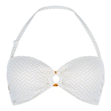 LingaDore Beach Fishbone ivory/print padded bikini bra