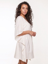 LingaDore Beach Fishbone ivory/print kaftan