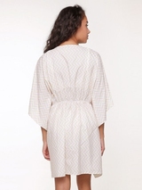 LingaDore Beach Fishbone ivory/print kaftan