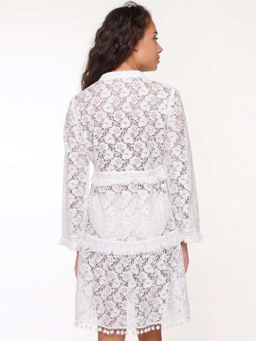 LingaDore Beach Boho white tunic