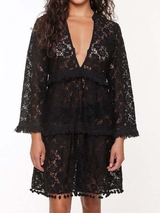 LingaDore Beach Boho black tunic
