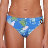LingaDore Beach Palm Leaf blue/print bikini brief