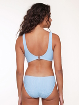 LingaDore Beach Blue Stripes blue/white padded bikini bra