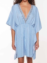 LingaDore Beach Blue Stripes blue/white tunic