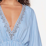 LingaDore Beach Blue Stripes blue/white tunic