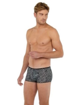 HOM Plume black/white sport trunk