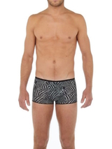 HOM Plume black/white sport trunk