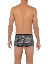 HOM Plume black/white sport trunk
