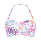 LingaDore Beach Tropic Floral white/print soft-cup bikini bra