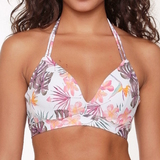 LingaDore Beach Tropic Floral white/print padded bikini bra