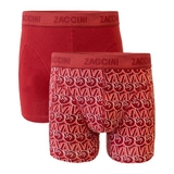 Zaccini V-sign Hand red/print boxer short
