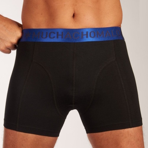 Muchachomalo Basic black/blue boxer short