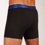 Muchachomalo Basic black/blue boxer short
