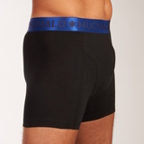 Muchachomalo Basic black/blue boxer short