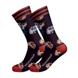 Muchachomalo Baretta black/red socks