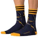 Muchachomalo Hercules navy/print socks