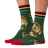 Muchachomalo Bob Marley green/print socks