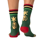 Muchachomalo Bob Marley green/print socks
