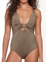 LingaDore Beach Carol khaki bathingsuit