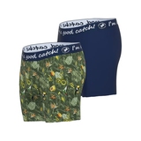 A Fish Named Fred Amazone green/print boxer short