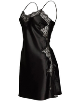 After Eden Fay black slipdress