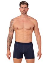 Muchachomalo Basic navy blue modal boxershort