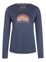 Charlie Choe Wandering Nights navy blue sleep shirt