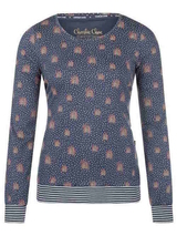 Charlie Choe Wandering Nights navy/print sleep shirt