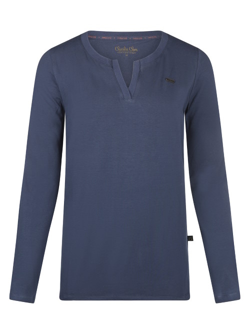 Charlie Choe Wild Nights navy blue sleep shirt